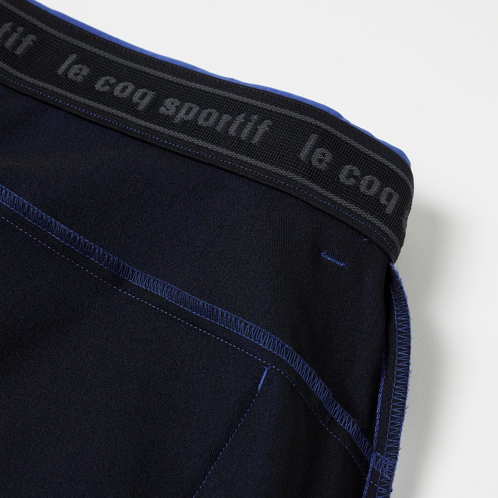 ルコックスポルティフ（lecoqsportif）（メンズ）ゴルフウェア 蓄熱保温 ウエストアジャスター付 ヒートナビ 9分丈パンツ LG5FLP53M BL00
