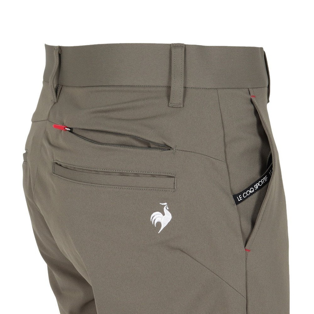 ルコックスポルティフ（lecoqsportif）（メンズ）ゴルフウェア 吸汗速乾 防汚加工 9分丈 スラックスパンツ LG5SLP50M KH00