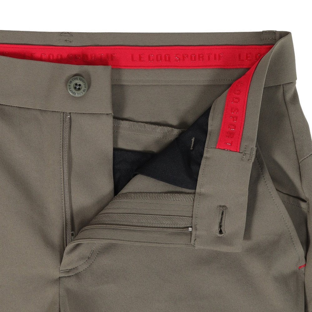 ルコックスポルティフ（lecoqsportif）（メンズ）ゴルフウェア 吸汗速乾 防汚加工 9分丈 スラックスパンツ LG5SLP50M KH00