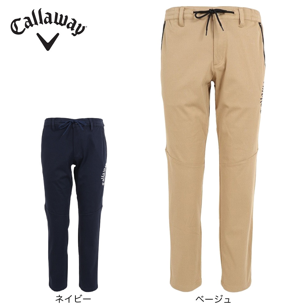 キャロウェイ（CALLAWAY）（メンズ）ゴルフウェア ストレッチ 撥水ニットツイルテーパードパンツ02 C23126102-1041