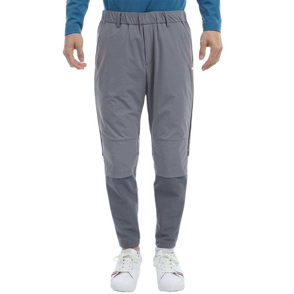 トミー ヒルフィガー ゴルフ（TOMMY HILFIGER GOLF）（メンズ）ゴルフウェア 保温 ハイブリッド スウェットパンツ THMA491-GRY
