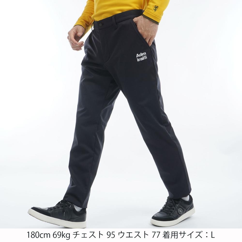 アドミラル ゴルフ（Admiral GOLF）（メンズ）ゴルフウェア 撥水 防風 ボンディングパンツ ADMA496-BLK