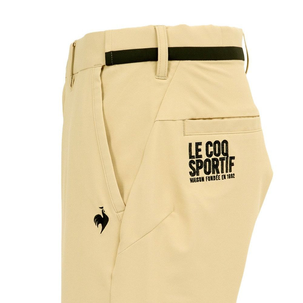 ルコックスポルティフ（lecoqsportif）（メンズ）ゴルフウェア ウエストアジャスター付 接触冷感 テーパードパンツ LG6SLP52M BG00