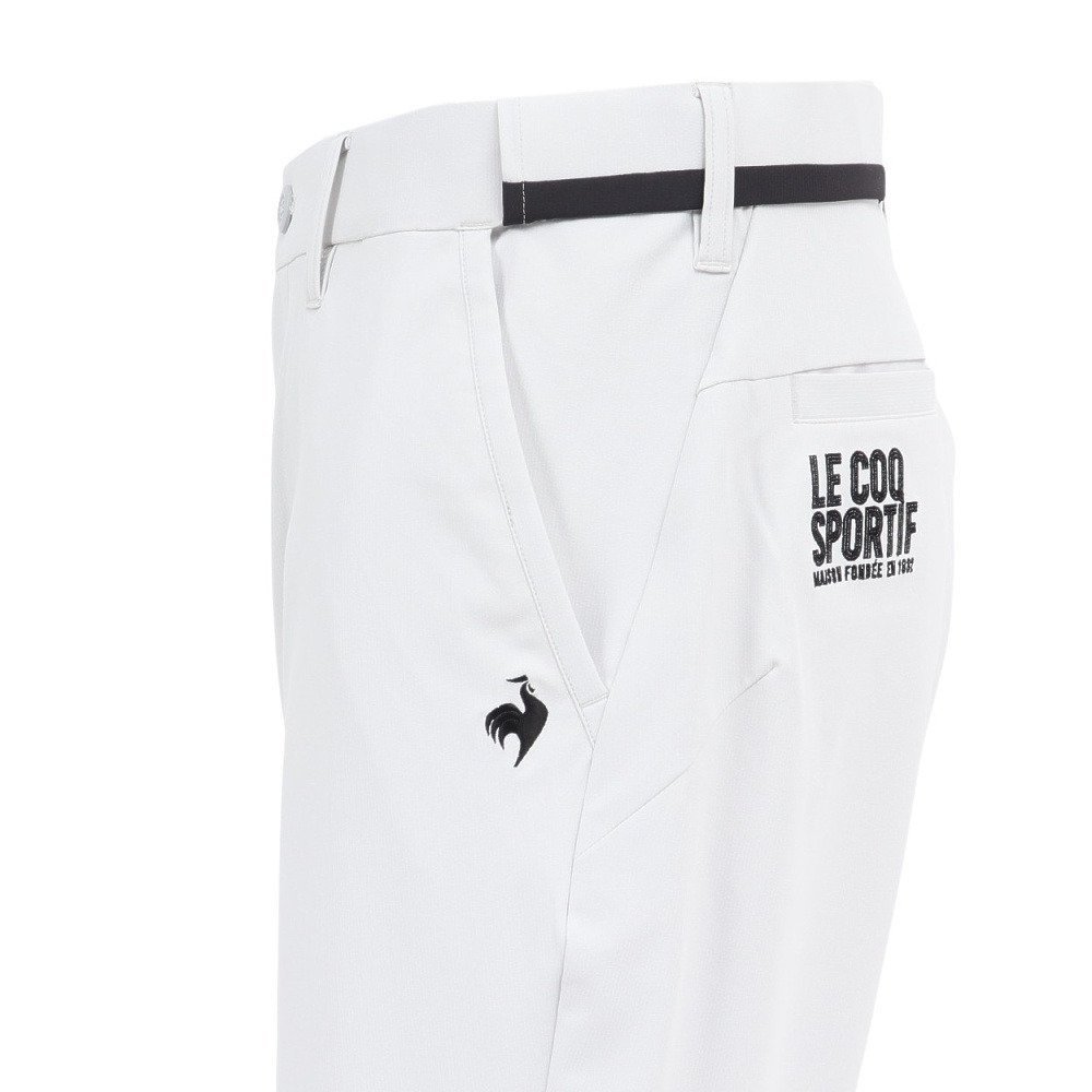 ルコックスポルティフ（lecoqsportif）（メンズ）ゴルフウェア ウエストアジャスター付 接触冷感 テーパードパンツ LG6SLP52M GY00