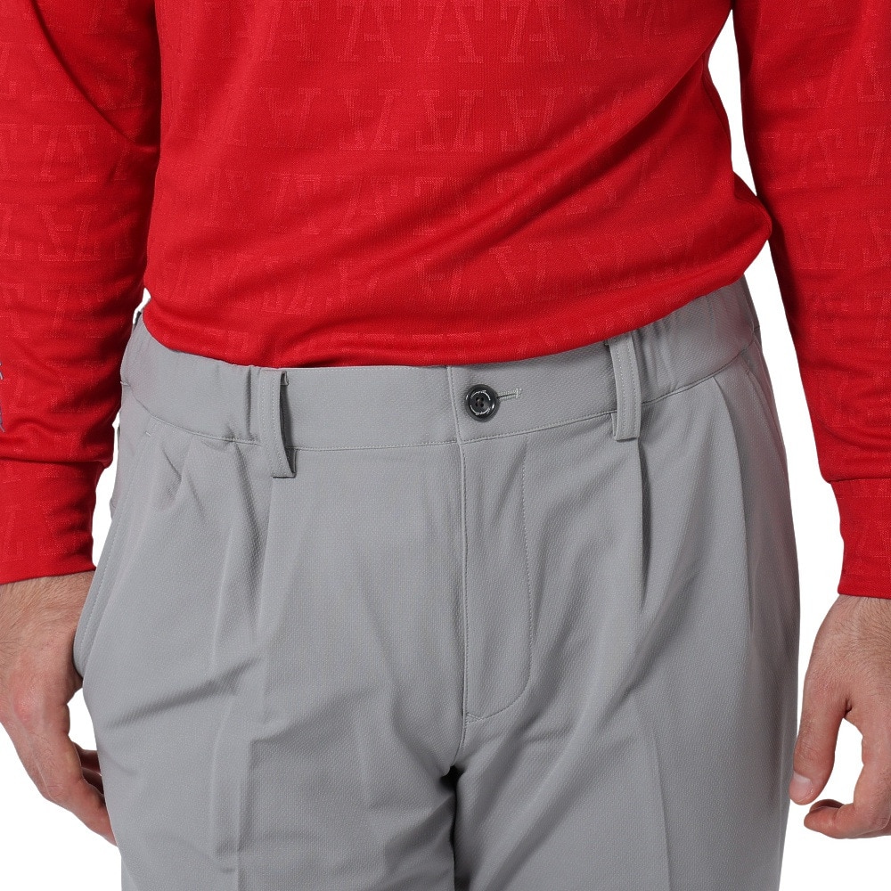トミーアーマー（Tommy Armour）（メンズ）ゴルフウェア UV UPF50 軽量 ストレッチ 2タックパンツ TATF22S022172 GRY
