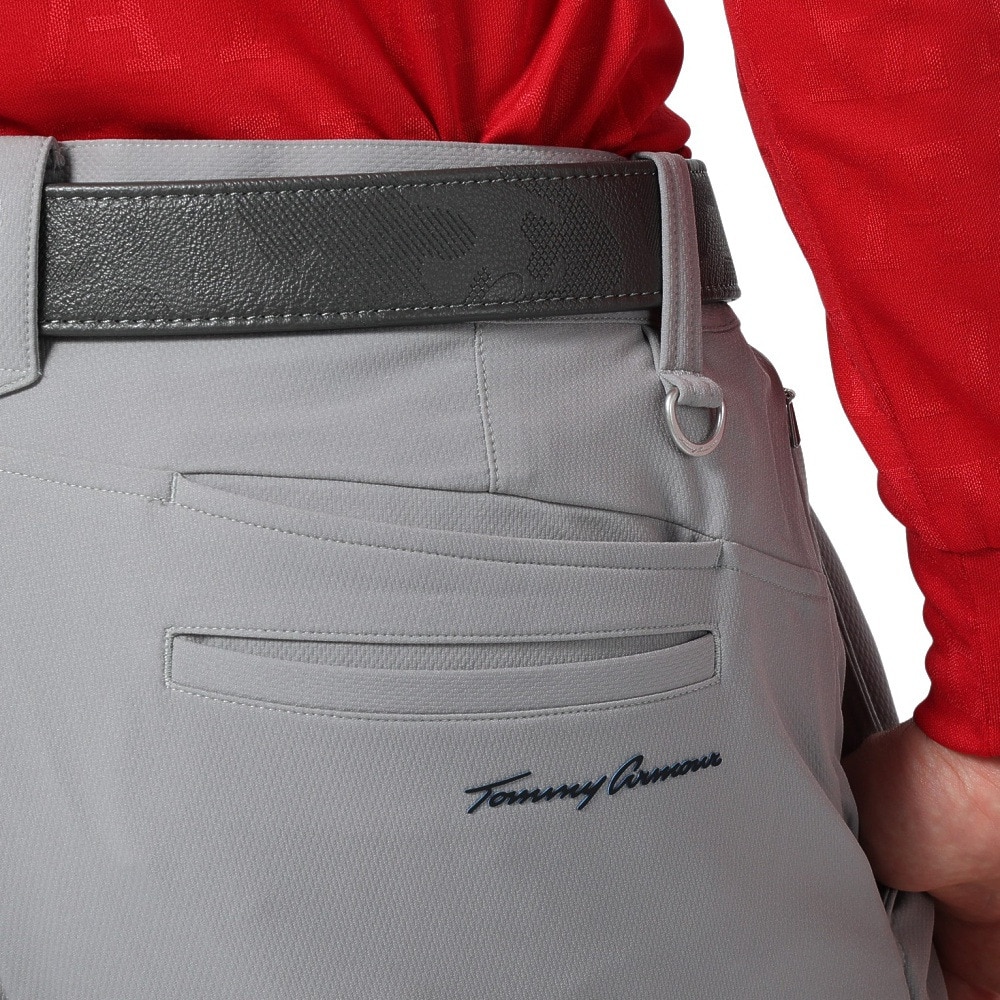トミーアーマー（Tommy Armour）（メンズ）ゴルフウェア UV UPF50 軽量 ストレッチ 2タックパンツ TATF22S022172 GRY
