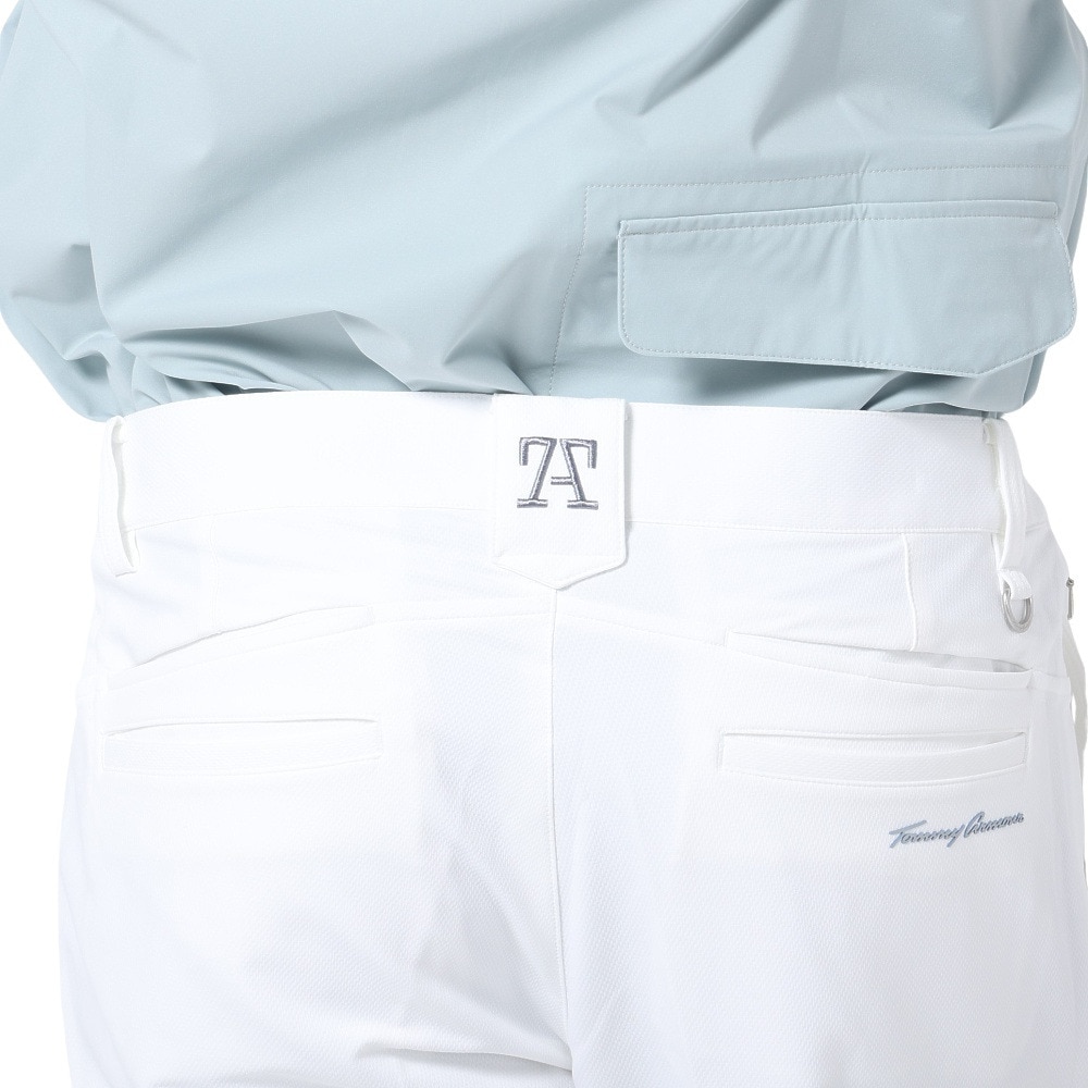 トミーアーマー（Tommy Armour）（メンズ）ゴルフウェア UV UPF50 軽量 ストレッチ 2タックパンツ TATF22S022172 WHT