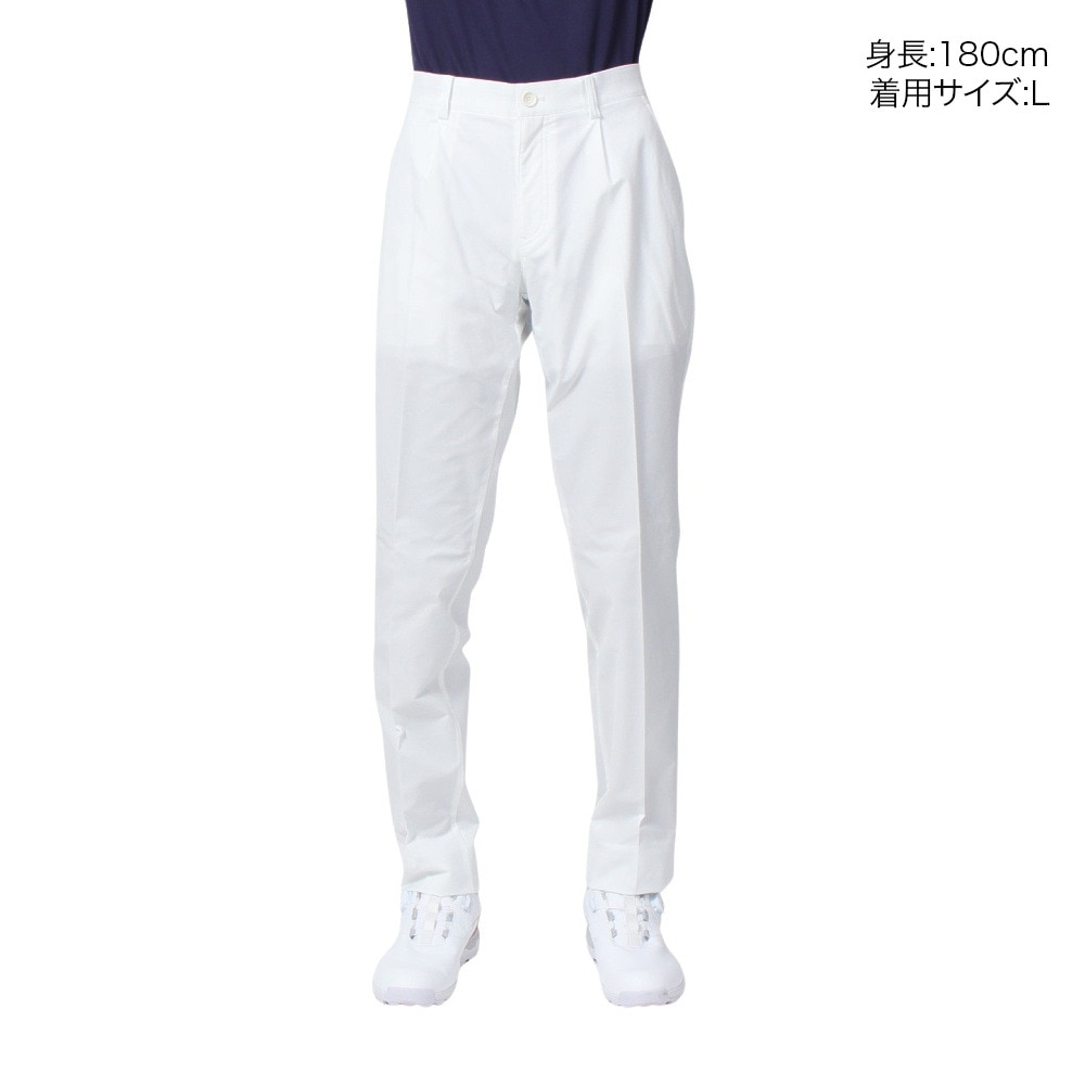 トミーアーマー（Tommy Armour）（メンズ）ゴルフウェア ロングパンツ ベーシックタックパンツ TATSV24B020102 WHT