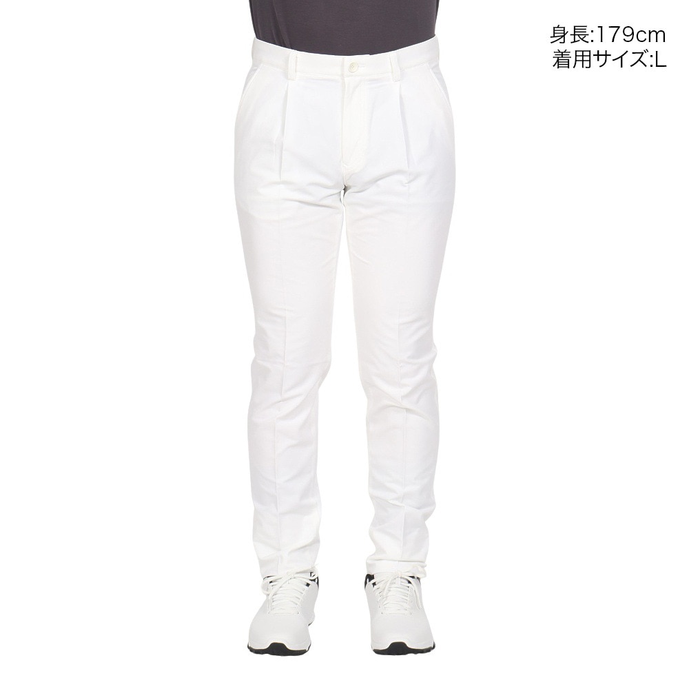 トミーアーマー（Tommy Armour）（メンズ）ゴルフウェア 撥水 ベーシック タックパンツ TAMP24B020112 WHT