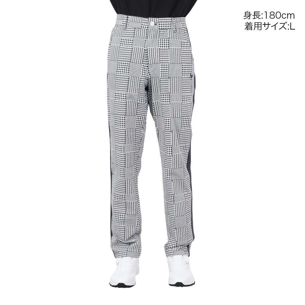 クランク（CLUNK）（メンズ）ゴルフウェア ストレッチ チェックパンツ CL5QTD15 NVY