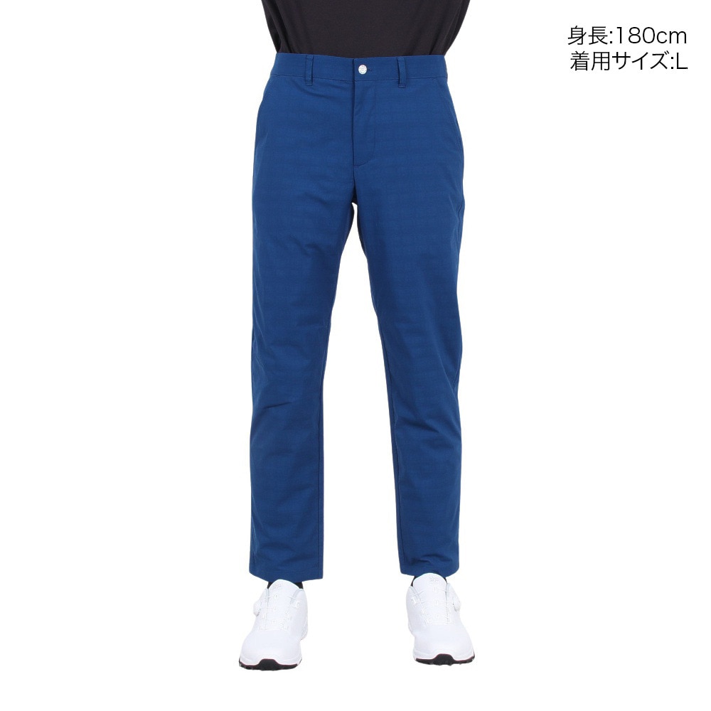 フィドラ（FIDRA）（メンズ）ゴルフウェア ストレッチ チェックロングパンツ FD5QTD23 NVY