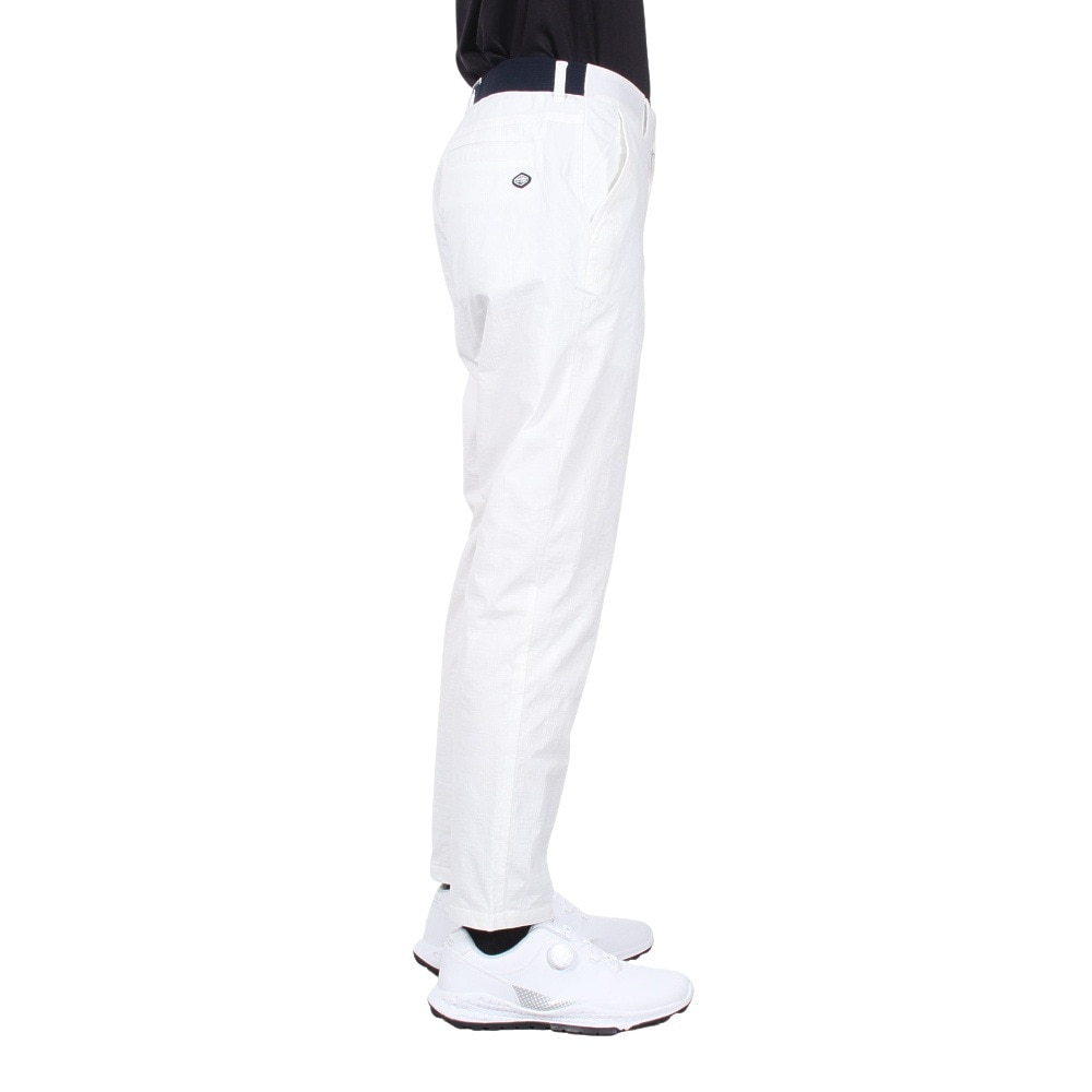 フィドラ（FIDRA）（メンズ）ゴルフウェア ストレッチ チェックロングパンツ FD5QTD23 WHT