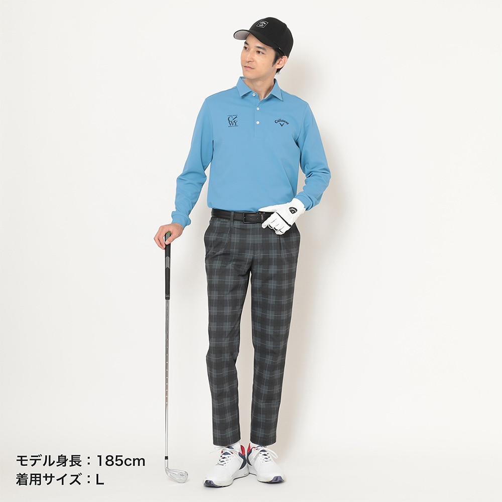 キャロウェイ（CALLAWAY）（メンズ）ゴルフウェア 8WAYストレッチチェックプリントパンツ C25226107-1010