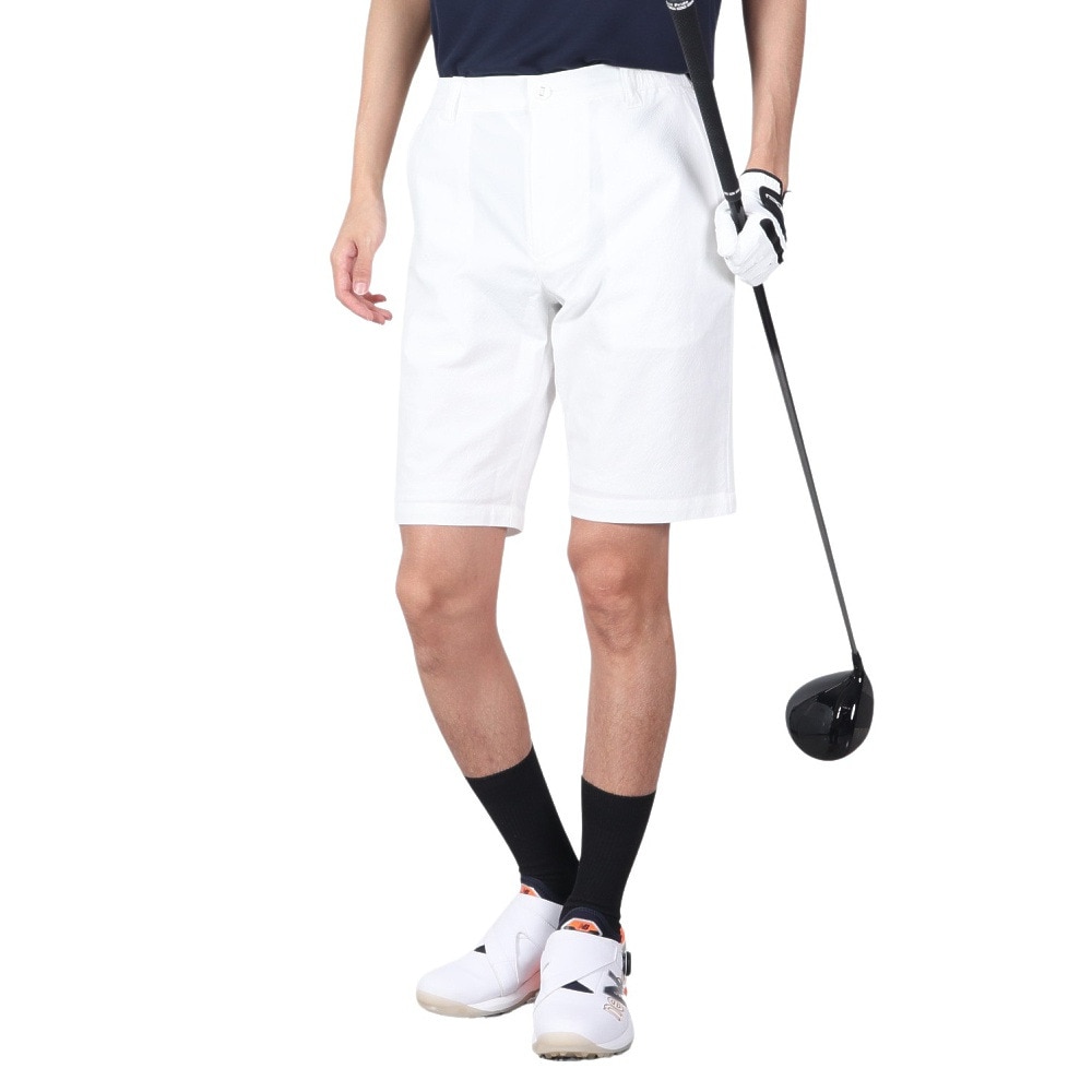 ＰＧ ゴルフウェア 吸汗速乾 UV 冷感 DRY PLUS COOL ショートパンツ ハーフパンツ 402PG22EG2039 WHT ３Ｌ 10 ゴルフ画像