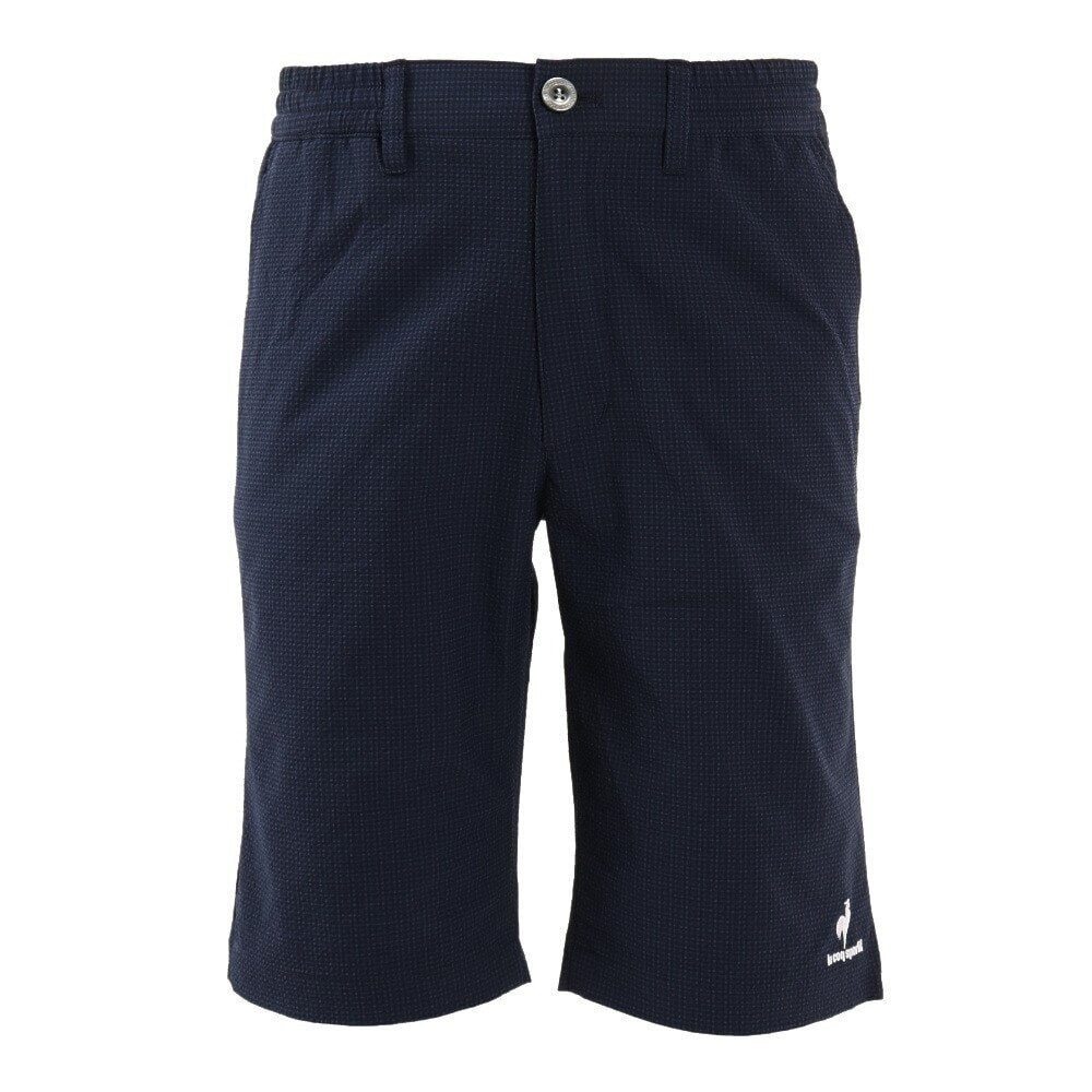 ルコック スポルティフ(Lecoq Sportif)(メンズ)ゴルフウェア 撥水 ストレッチ サンスクリーン ショートボトムス ハーフパンツ QGMTJD51 NV00