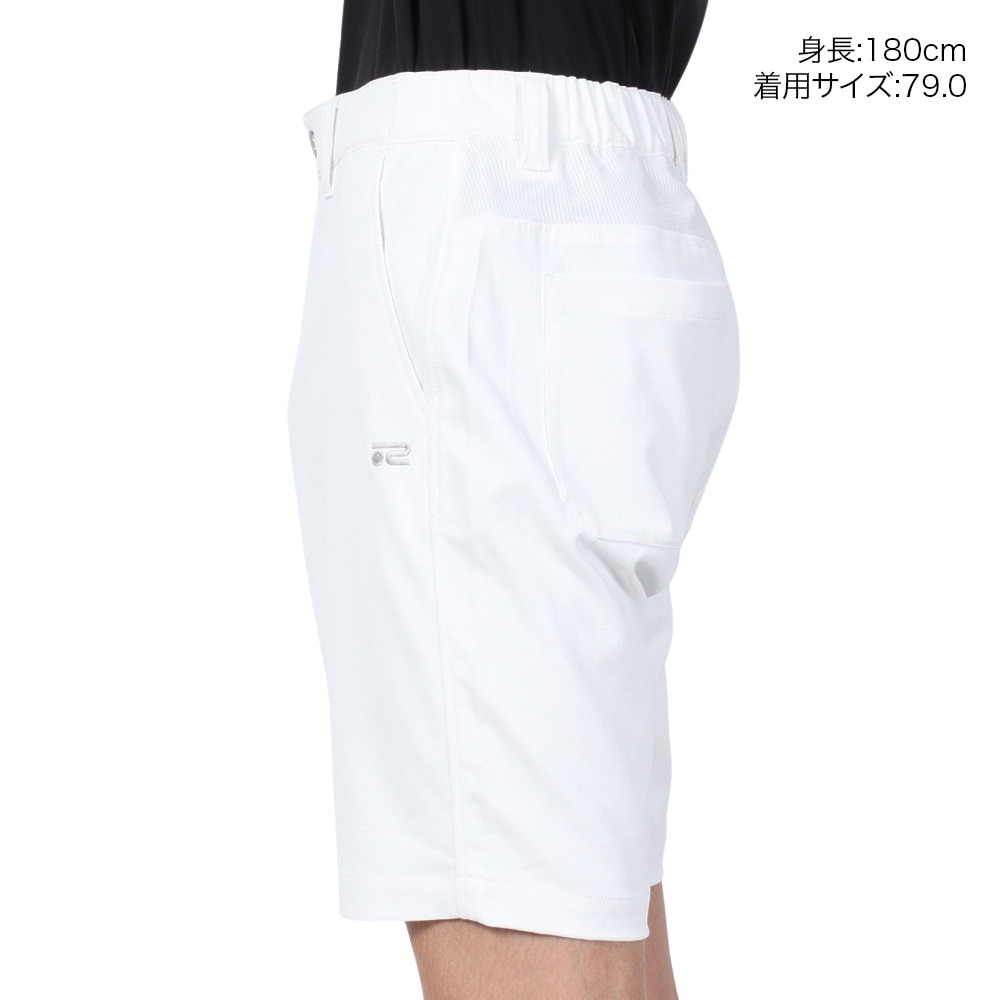 ROSASEN（メンズ）ゴルフウェア 吸汗 速乾 接触冷感 ドビーストレッチショートパンツ 044-78441-005
