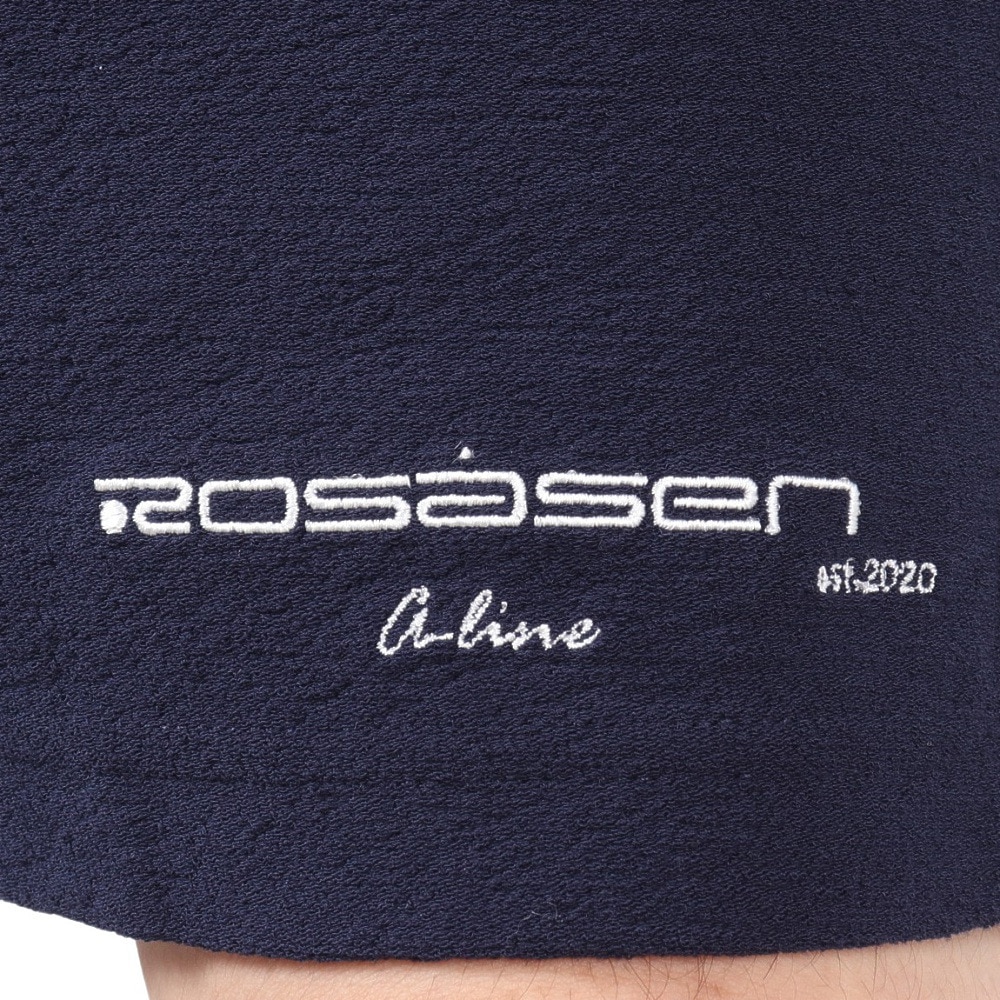 ROSASEN（メンズ）ゴルフウェア A-Line ドライタッチパイル風ショートパンツ ハーフパンツ 047-78442-098