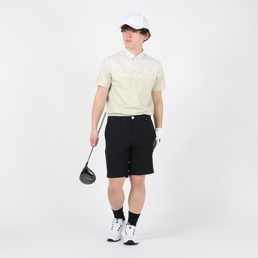 トラヴィスマシュー（Travis Mathew）（メンズ）ゴルフウェア 吸水 速乾 チノ AP TM SP ハーフパンツ ショートパンツ 7AH036 M 0BLK 23SS B