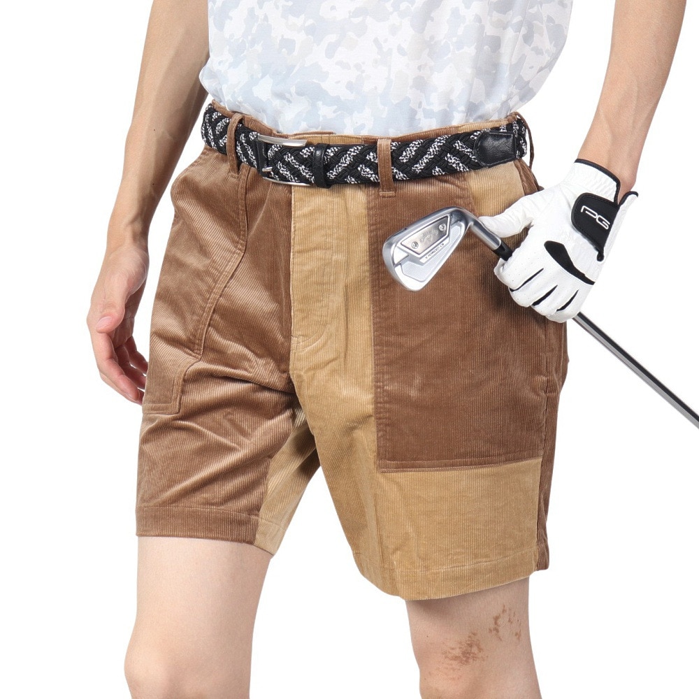 トラヴィスマシュー（Travis Mathew）（メンズ）ゴルフウェア CORDUROY ショートパンツ ハーフパンツ AP TM SP 7AH048 M 2LKH 23SS B