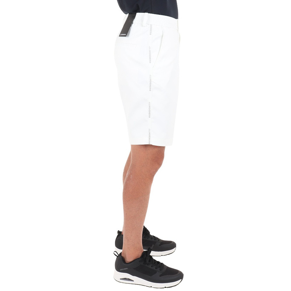 J.LINDEBERG（メンズ）ゴルフウェア 撥水 速乾 ショートパンツ Stuart Stripe サイドラインハーフパンツ 071-78541-004