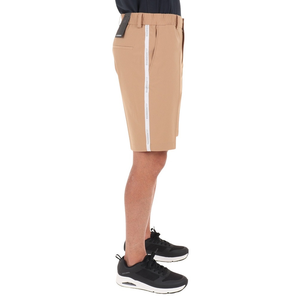 J.LINDEBERG（メンズ）ゴルフウェア ショートパンツ Stuart Stripe サイドラインハーフパンツ 071-78541-042