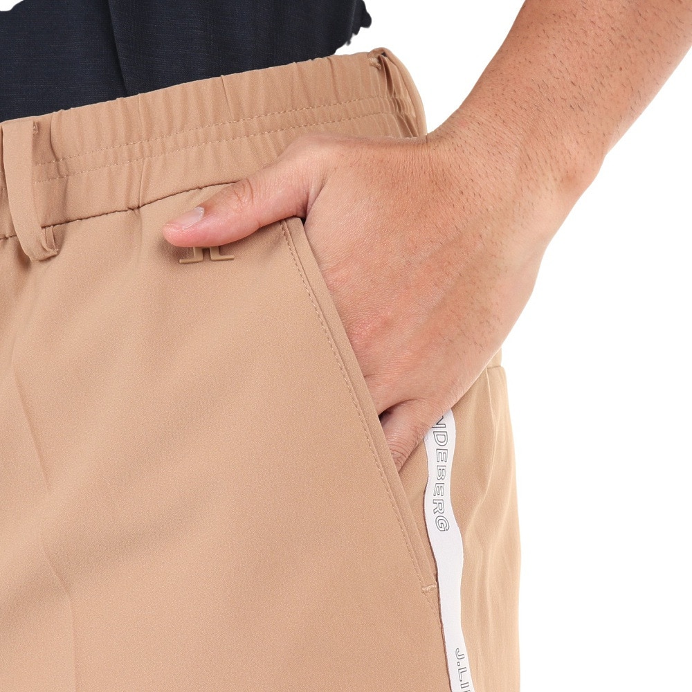 J.LINDEBERG（メンズ）ゴルフウェア ショートパンツ Stuart Stripe サイドラインハーフパンツ 071-78541-042