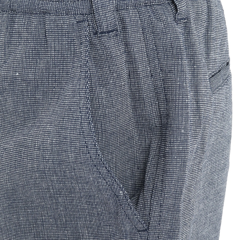 マルボンゴルフ（Malbon Glolf）（メンズ）ゴルフウェア Linen ショートパンツ M-7542-NVY