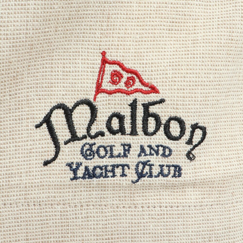 マルボンゴルフ（Malbon Glolf）（メンズ）ゴルフウェア Linen ハーフパンツ ショーツ M-7542-SAN