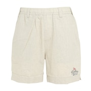 (メンズ)ゴルフウェア Linen ハーフパンツ ショーツ M-7542-SAN