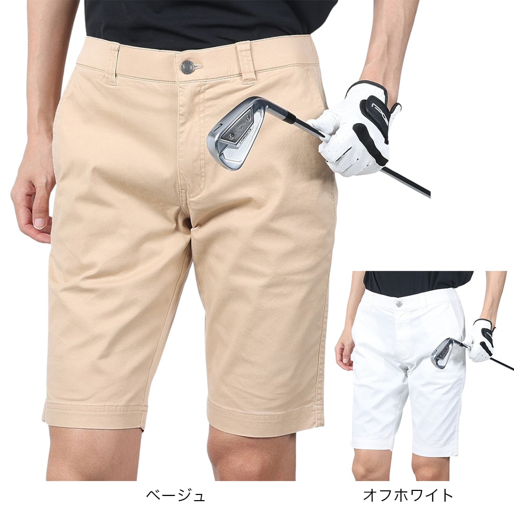 ROSASEN（メンズ）ゴルフウェア リヨセルツイル ストレッチショートパンツ 044-71342-052