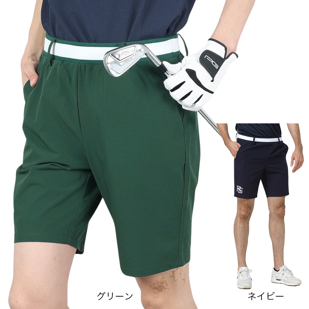 ROSASEN（メンズ）ゴルフウェア A-Line ナイロンストレッチ ショートパンツ 047-71441-098