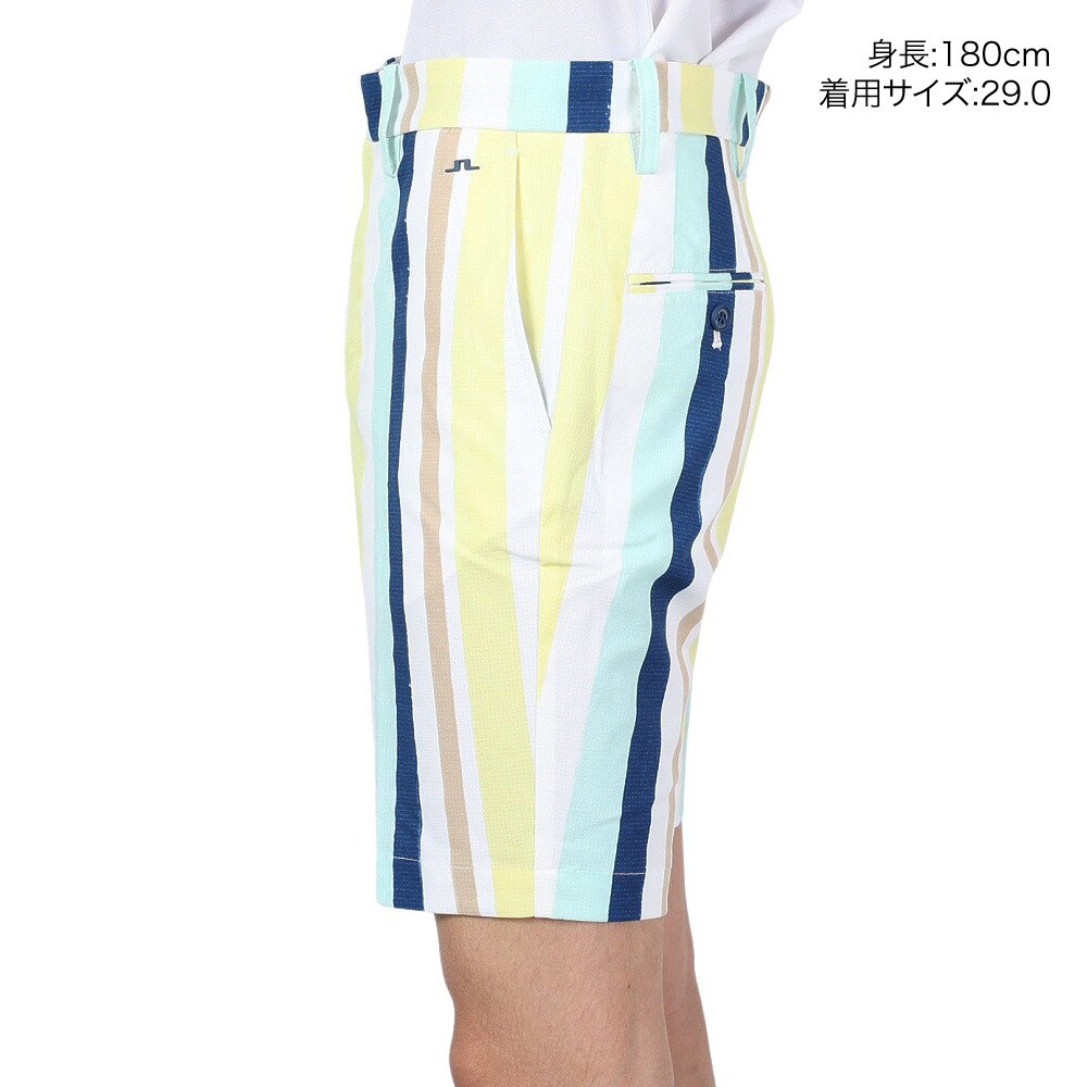 J.LINDEBERG（メンズ）ゴルフウェア 速乾 Tim Print ショートパンツ 071-71541-031
