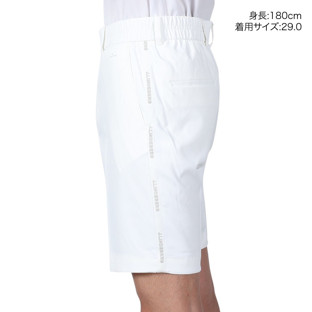 J.LINDEBERG（メンズ）ゴルフウェア ショートパンツ Stuart Stripe ショーツ ハーフパンツ 071-71543-004