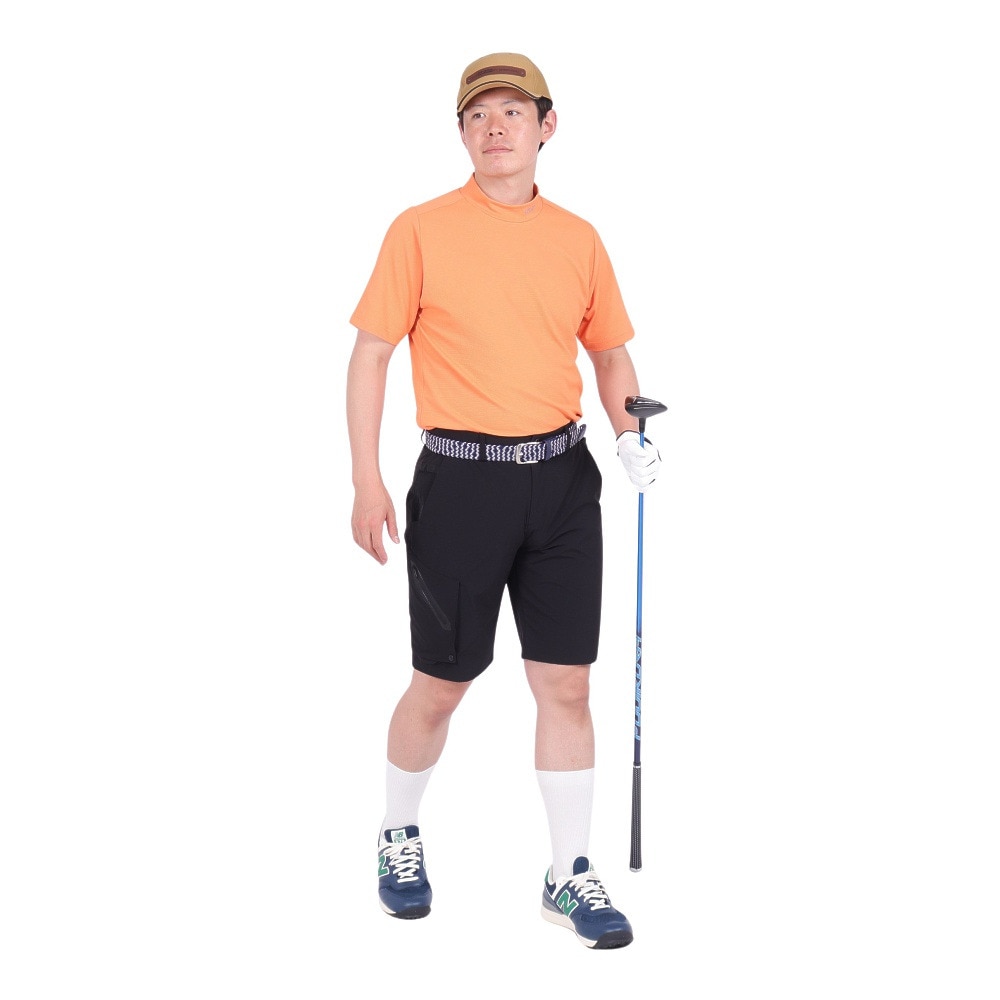 ザ・ワープ・バイ・エネーレ（The Warp By Ennerre）（メンズ）ゴルフウェア STRETCH CLOTH ショートパンツ WG5RTC12 BLK