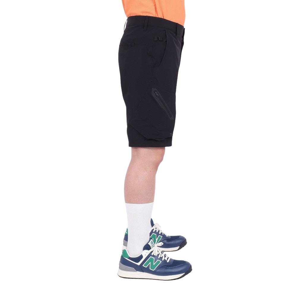 ザ・ワープ・バイ・エネーレ（The Warp By Ennerre）（メンズ）ゴルフウェア STRETCH CLOTH ショートパンツ WG5RTC12 BLK
