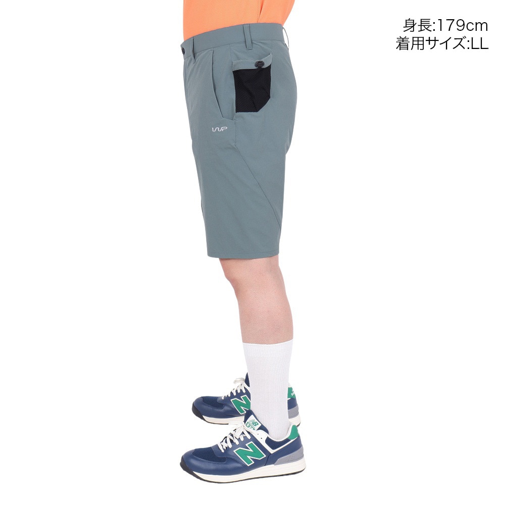 ザ・ワープ・バイ・エネーレ（The Warp By Ennerre）（メンズ）ゴルフウェア STRETCH CLOTH ショートパンツ WG5RTC12 KHK