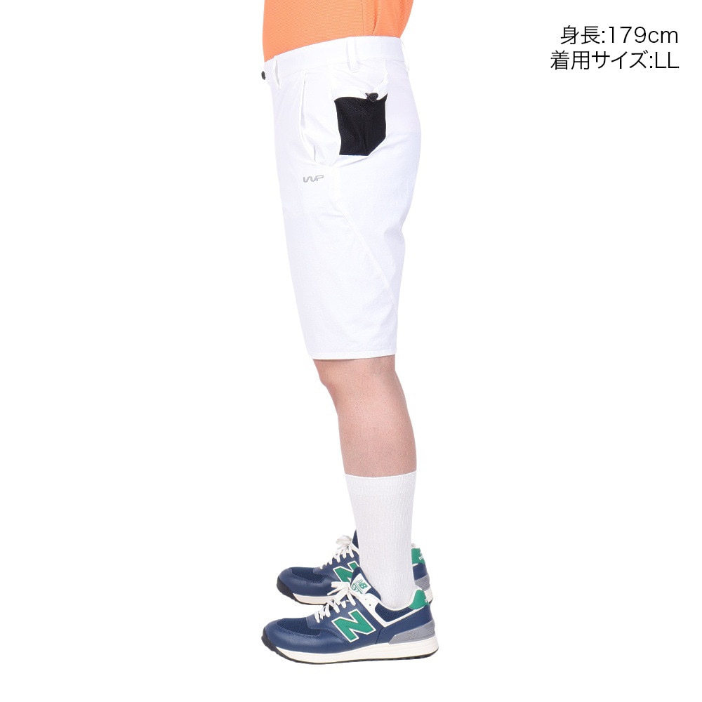 ザ・ワープ・バイ・エネーレ（The Warp By Ennerre）（メンズ）ゴルフウェア STRETCH CLOTH ショートパンツ WG5RTC12 OWHT