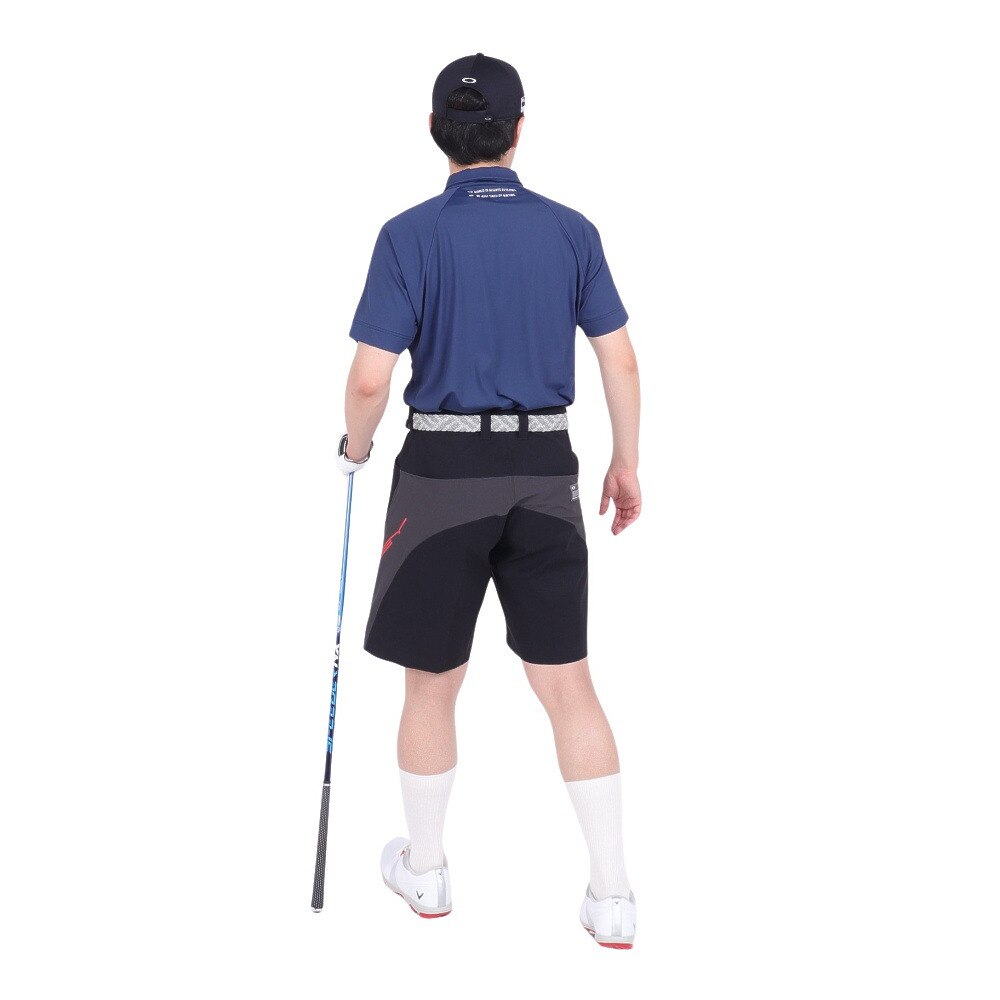 オークリー（OAKLEY）（メンズ）ゴルフウェア ハーフパンツ ICON SHAPE ワイドショーツ FOA406460-02E