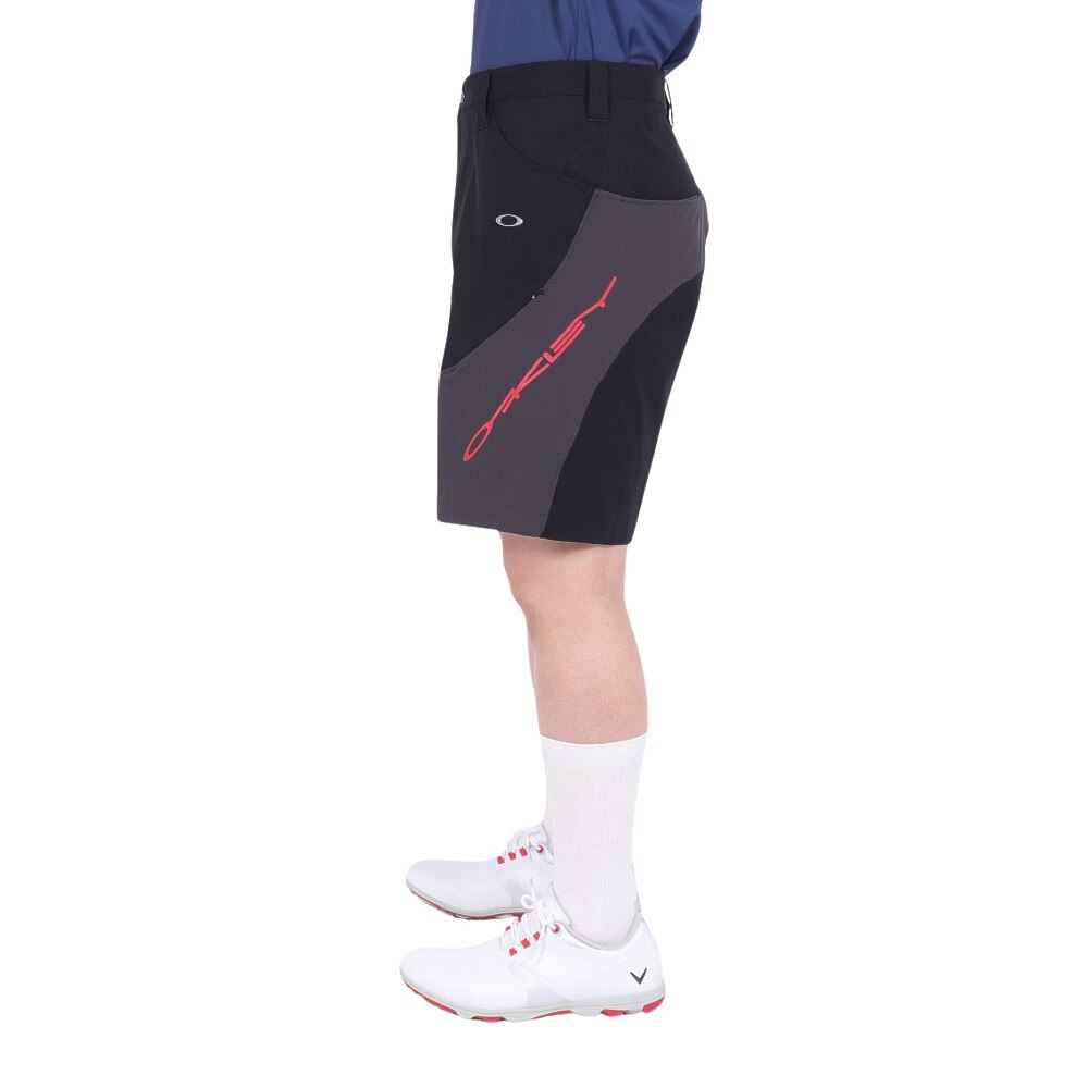 オークリー（OAKLEY）（メンズ）ゴルフウェア ハーフパンツ ICON SHAPE ワイドショーツ FOA406460-02E