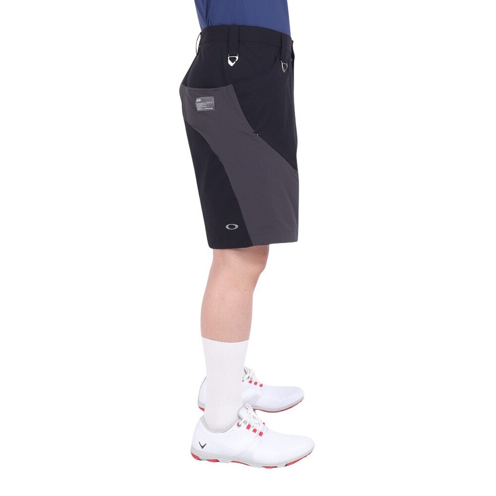 オークリー（OAKLEY）（メンズ）ゴルフウェア ハーフパンツ ICON SHAPE ワイドショーツ FOA406460-02E