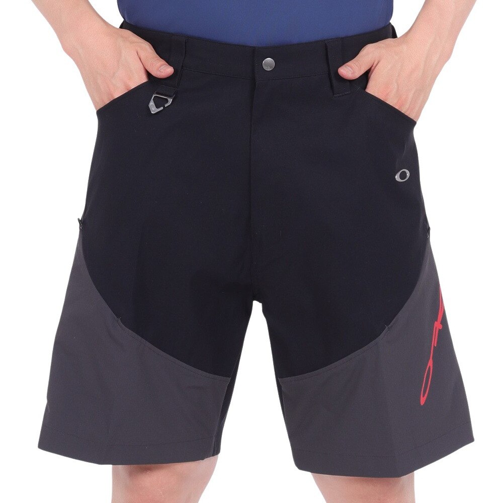 オークリー（OAKLEY）（メンズ）ゴルフウェア ハーフパンツ ICON SHAPE ワイドショーツ FOA406460-02E