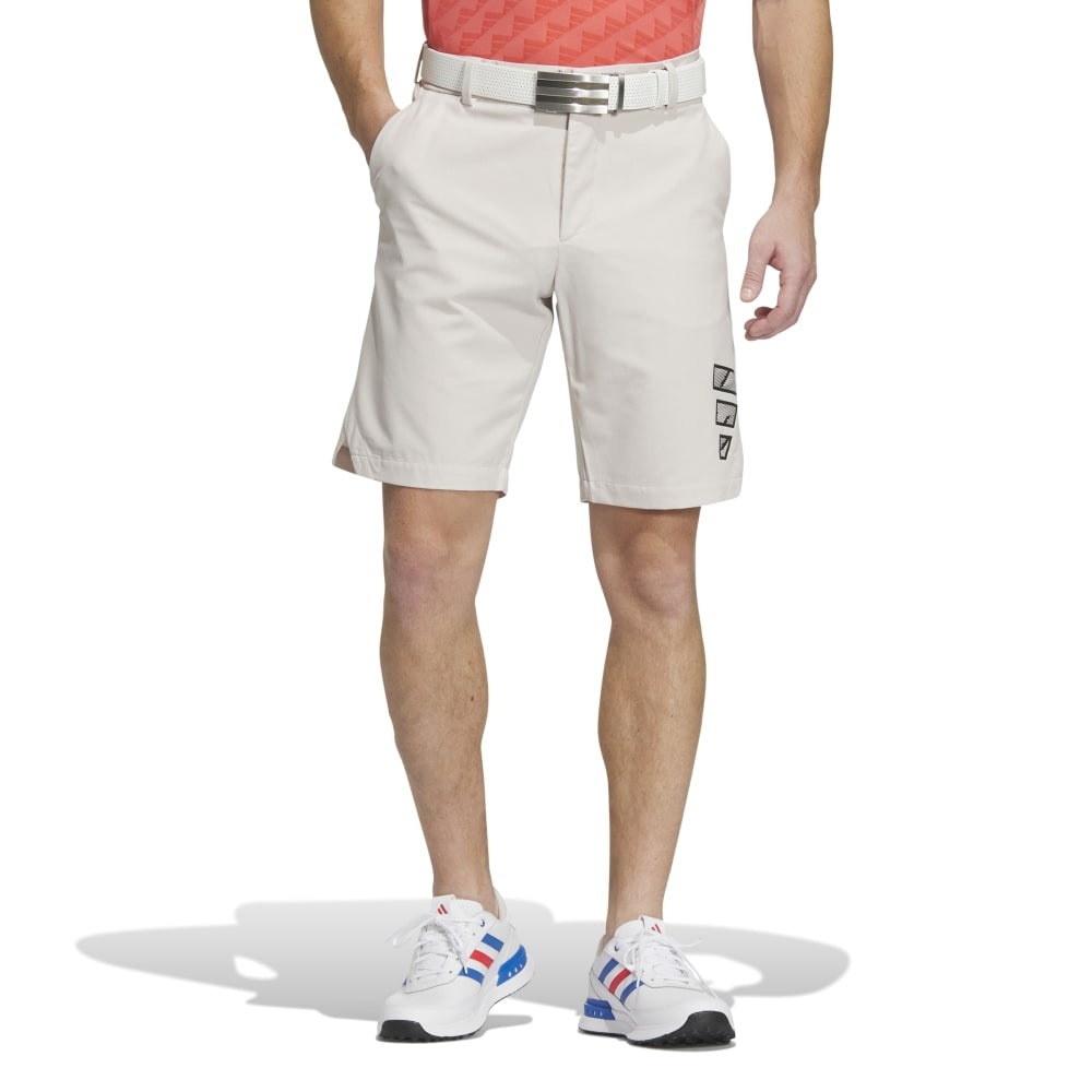 アディダス（adidas）（メンズ）ゴルフウェア ショートパンツ 吸汗速乾 10インチ ドライショーツ IKJ76-IN6565OWH