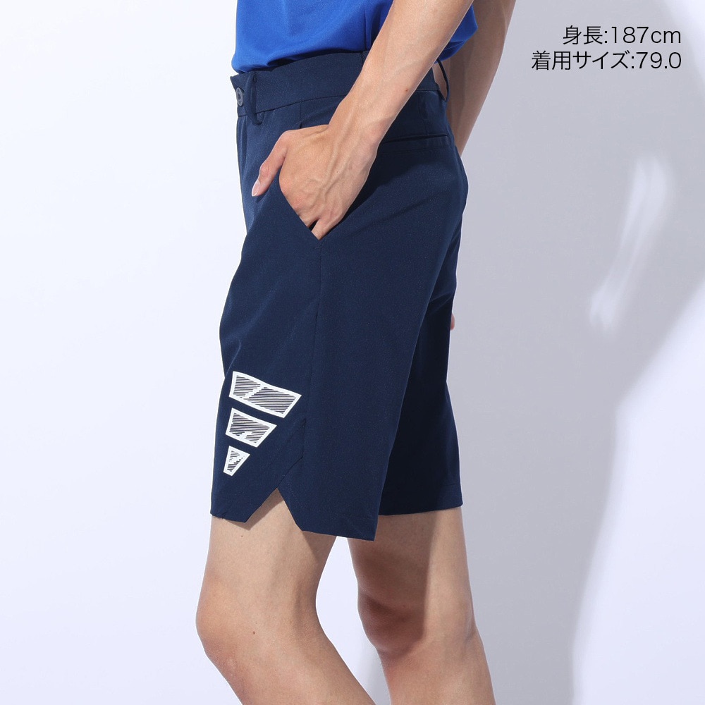 アディダス（adidas）（メンズ）ゴルフウェア ショートパンツ 吸汗速乾 10インチ ドライショーツ IKJ76-IN9317NVY