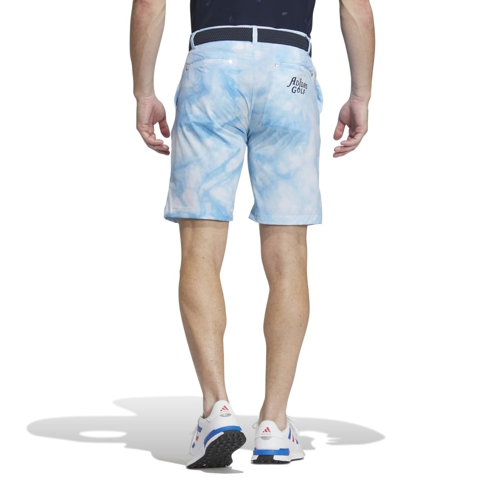 アディダス（adidas）（メンズ）ゴルフウェア ショートパンツ 吸汗速乾 PLAYGREEN タイダイプリント ストレッチショーツ IKK66-IN9032LBL