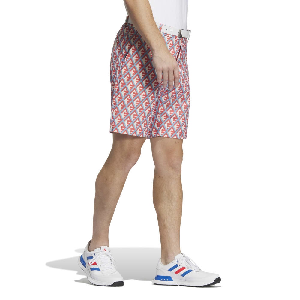 アディダス（adidas）（メンズ）ゴルフウェア ショートパンツ マルチカラードBOSプリントショーツ IKK89-IN9026SCLT