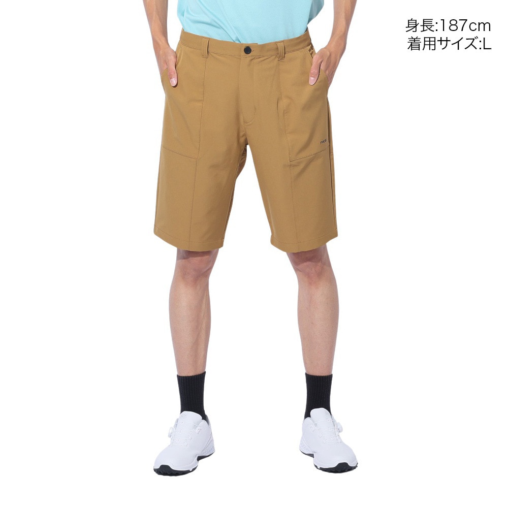 パフォーマンスギア（PG）（メンズ）ゴルフウェア ショートパンツ 吸汗速乾 接触冷感 ストレッチ ショーツ 402PG4SDD0006 BRN