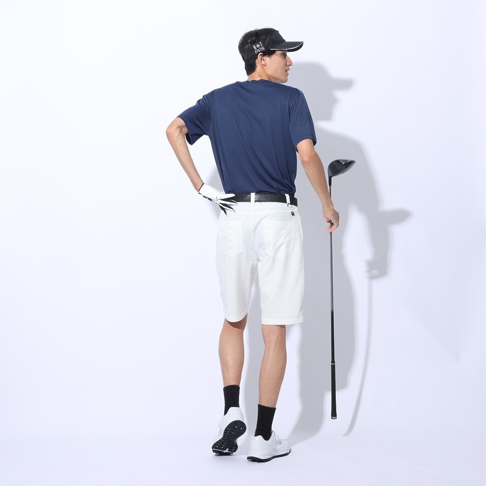 パフォーマンスギア（PG）（メンズ）ゴルフウェア ショートパンツ 吸汗速乾 接触冷感 ストレッチ ショーツ 402PG4SDD0006 WHT
