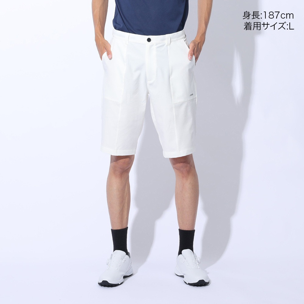パフォーマンスギア（PG）（メンズ）ゴルフウェア ショートパンツ 吸汗速乾 接触冷感 ストレッチ ショーツ 402PG4SDD0006 WHT