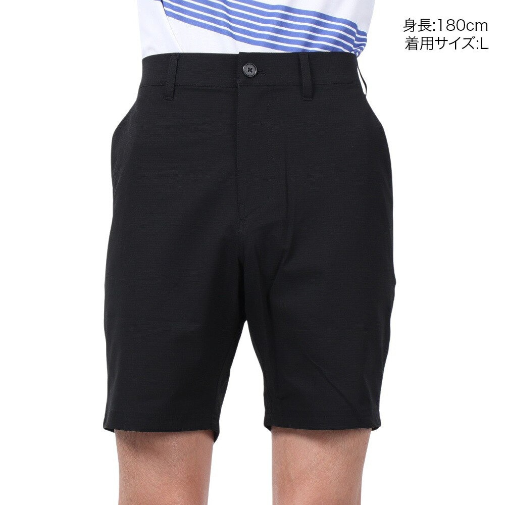 ハーレー（HURLEY）（メンズ）ゴルフウェア 高通気 軽量 PHANTOM VENT ショートパンツ ハーフパンツ MWS2200006-BLK