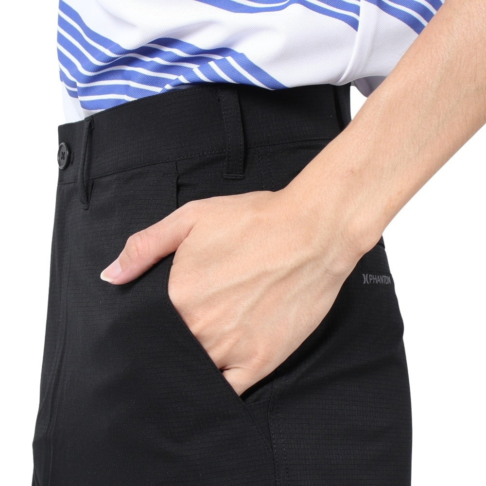 ハーレー（HURLEY）（メンズ）ゴルフウェア 高通気 軽量 PHANTOM VENT ショートパンツ ハーフパンツ MWS2200006-BLK